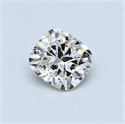 0.50 Carats, Cushion Diamond with  Cut, I Color, VVS2 Clarity and Certified by GIA