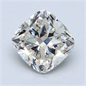 1.61 Carats, Cushion Diamond with  Cut, J Color, SI2 Clarity and Certified by IGI