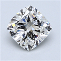 1.50 Carats, Cushion Diamond with  Cut, H Color, SI2 Clarity and Certified by GIA