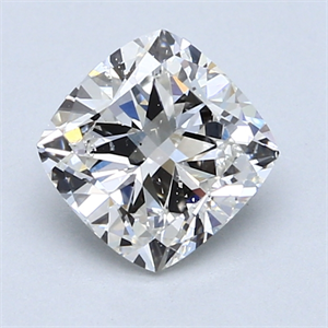 Picture of 1.50 Carats, Cushion Diamond with  Cut, H Color, SI2 Clarity and Certified by GIA