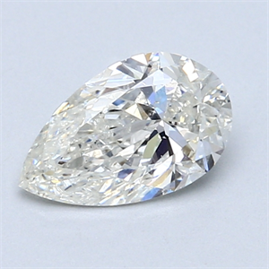 Picture of 1.00 Carats, Pear Diamond with  Cut, H Color, SI2 Clarity and Certified by IGI