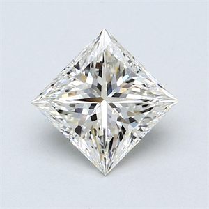 Picture of 1.70 Carats, Princess Diamond with  Cut, I Color, VS1 Clarity and Certified by GIA