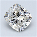 1.70 Carats, Cushion Diamond with  Cut, J Color, SI2 Clarity and Certified by GIA