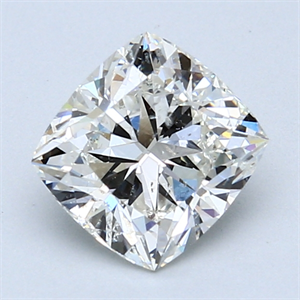 Picture of 1.70 Carats, Cushion Diamond with  Cut, H Color, SI2 Clarity and Certified by IGI