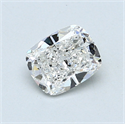 0.70 Carats, Cushion Diamond with  Cut, E Color, VVS2 Clarity and Certified by GIA