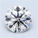 2.01 Carats, Round Diamond with Excellent Cut, E Color, SI2 Clarity and Certified by GIA