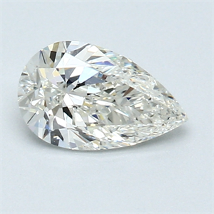 Picture of 0.70 Carats, Pear Diamond with  Cut, I Color, SI1 Clarity and Certified by GIA