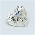 0.72 Carats, Heart Diamond with  Cut, J Color, VS1 Clarity and Certified by GIA