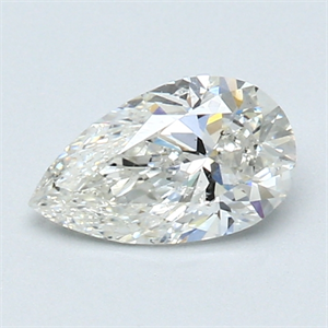 Picture of 0.70 Carats, Pear Diamond with  Cut, H Color, SI2 Clarity and Certified by IGI