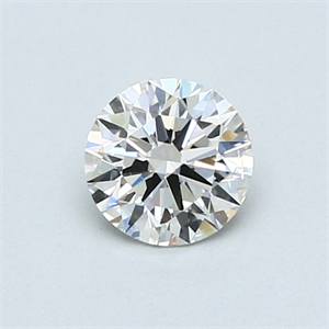 Picture of 0.59 Carats, Round Diamond with Excellent Cut, I Color, SI2 Clarity and Certified by GIA