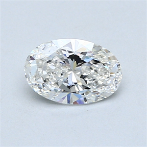 Picture of 0.60 Carats, Oval Diamond with  Cut, F Color, VS1 Clarity and Certified by GIA