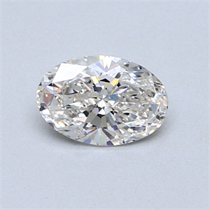 Picture of 0.54 Carats, Oval Diamond with  Cut, H Color, VS2 Clarity and Certified by GIA