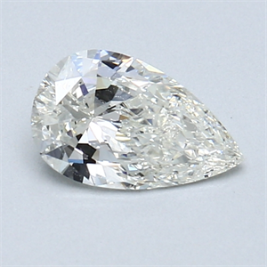 Picture of 0.61 Carats, Pear Diamond with  Cut, J Color, SI1 Clarity and Certified by GIA