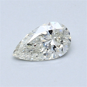 Picture of 0.43 Carats, Pear Diamond with  Cut, J Color, SI1 Clarity and Certified by GIA
