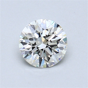 Picture of 0.58 Carats, Round Diamond with Excellent Cut, G Color, VS2 Clarity and Certified by EGL