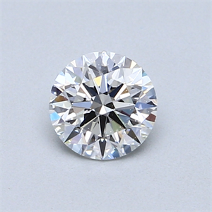 Picture of 0.60 Carats, Round Diamond with Excellent Cut, E Color, SI2 Clarity and Certified by GIA
