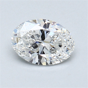 Picture of 0.70 Carats, Oval Diamond with  Cut, F Color, SI1 Clarity and Certified by GIA