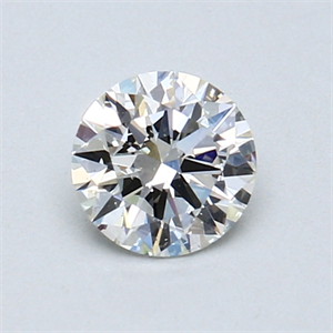 Picture of 0.57 Carats, Round Diamond with Excellent Cut, J Color, SI1 Clarity and Certified by GIA