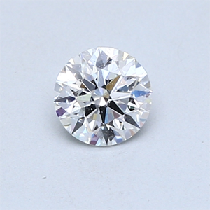 Picture of 0.46 Carats, Round Diamond with Excellent Cut, F Color, SI2 Clarity and Certified by GIA