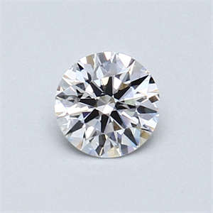 Picture of 0.40 Carats, Round Diamond with Excellent Cut, E Color, SI2 Clarity and Certified by GIA