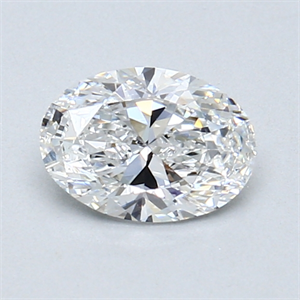 Picture of 0.70 Carats, Oval Diamond with  Cut, D Color, VS2 Clarity and Certified by GIA