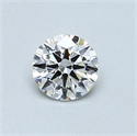 0.50 Carats, Round Diamond with Excellent Cut, G Color, SI2 Clarity and Certified by GIA