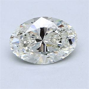 Picture of 1.02 Carats, Oval Diamond with  Cut, I Color, I1 Clarity and Certified by GIA