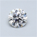 0.50 Carats, Round Diamond with Excellent Cut, G Color, SI2 Clarity and Certified by GIA