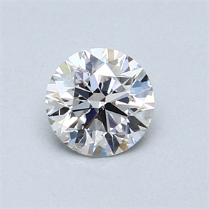 Picture of 0.50 Carats, Round Diamond with Excellent Cut, G Color, SI2 Clarity and Certified by GIA