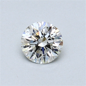Picture of 0.40 Carats, Round Diamond with Excellent Cut, J Color, SI1 Clarity and Certified by GIA