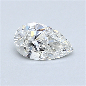 Picture of 0.52 Carats, Pear Diamond with  Cut, G Color, SI1 Clarity and Certified by GIA