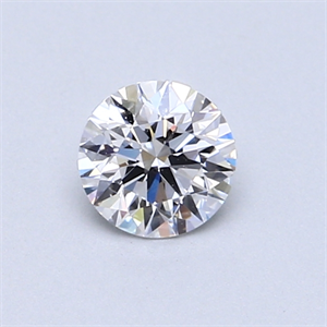 Picture of 0.50 Carats, Round Diamond with Excellent Cut, E Color, SI1 Clarity and Certified by GIA