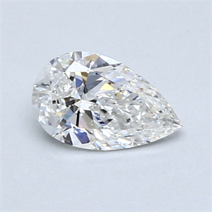 Picture of 0.60 Carats, Pear Diamond with  Cut, F Color, SI2 Clarity and Certified by GIA