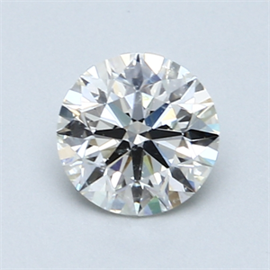 Picture of 1.01 Carats, Round Diamond with Excellent Cut, J Color, I1 Clarity and Certified by GIA