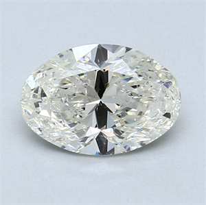 Picture of 1.50 Carats, Oval Diamond with  Cut, J Color, SI2 Clarity and Certified by GIA