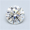 1.07 Carats, Round Diamond with Excellent Cut, I Color, SI2 Clarity and Certified by GIA