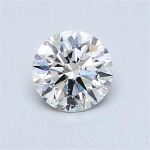 Picture of 0.70 Carats, Round Diamond with Excellent Cut, F Color, I1 Clarity and Certified by GIA