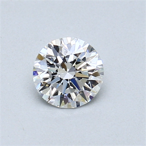 Picture of 0.40 Carats, Round Diamond with Excellent Cut, E Color, SI2 Clarity and Certified by GIA