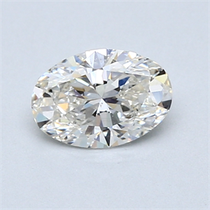 Picture of 0.70 Carats, Oval Diamond with  Cut, I Color, SI1 Clarity and Certified by GIA