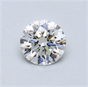 0.50 quilates, Redondo Diamante , Color F, claridad SI2 y certificado por GIA