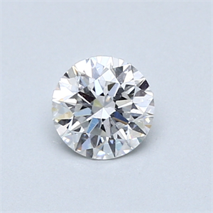 Picture of 0.50 Carats, Round Diamond with Excellent Cut, F Color, SI2 Clarity and Certified by GIA