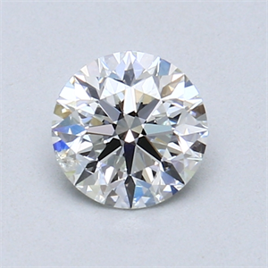 Picture of 0.70 Carats, Round Diamond with Excellent Cut, E Color, I1 Clarity and Certified by GIA