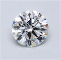 0.75 Carats, Round Diamond with Excellent Cut, F Color, SI1 Clarity and Certified by GIA