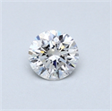 0.40 quilates, Redondo Diamante , Color F, claridad SI2 y certificado por GIA