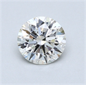 0.80 quilates, Redondo Diamante , Color H, claridad SI2 y certificado por GIA