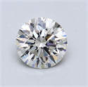 0.70 Carats, Round Diamond with Excellent Cut, I Color, SI2 Clarity and Certified by GIA