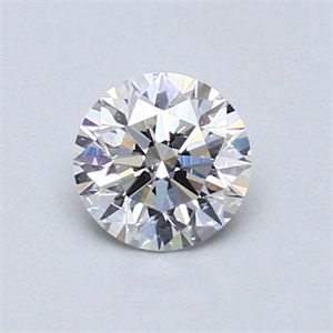 Picture of 0.53 Carats, Round Diamond with Excellent Cut, F Color, SI2 Clarity and Certified by GIA