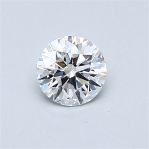 Picture of 0.45 Carats, Round Diamond with Excellent Cut, H Color, VS2 Clarity and Certified by GIA