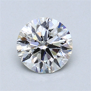 Picture of 0.82 Carats, Round Diamond with Excellent Cut, H Color, SI1 Clarity and Certified by GIA