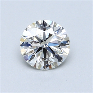 Picture of 0.70 Carats, Round Diamond with Excellent Cut, H Color, SI2 Clarity and Certified by GIA